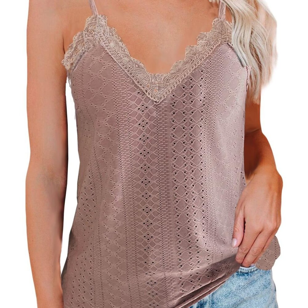 Womens Sexy V Neck Spaghetti Strap Tank Tops